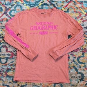 National Geographic Parks Project Long Sleeve T-shirt Small NWOT